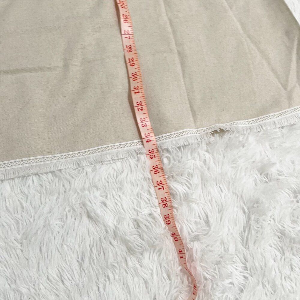 Women LAM & Linen Boho Crop Top and Skirt Set in Tan Size Medium - Picture 5 of 15
